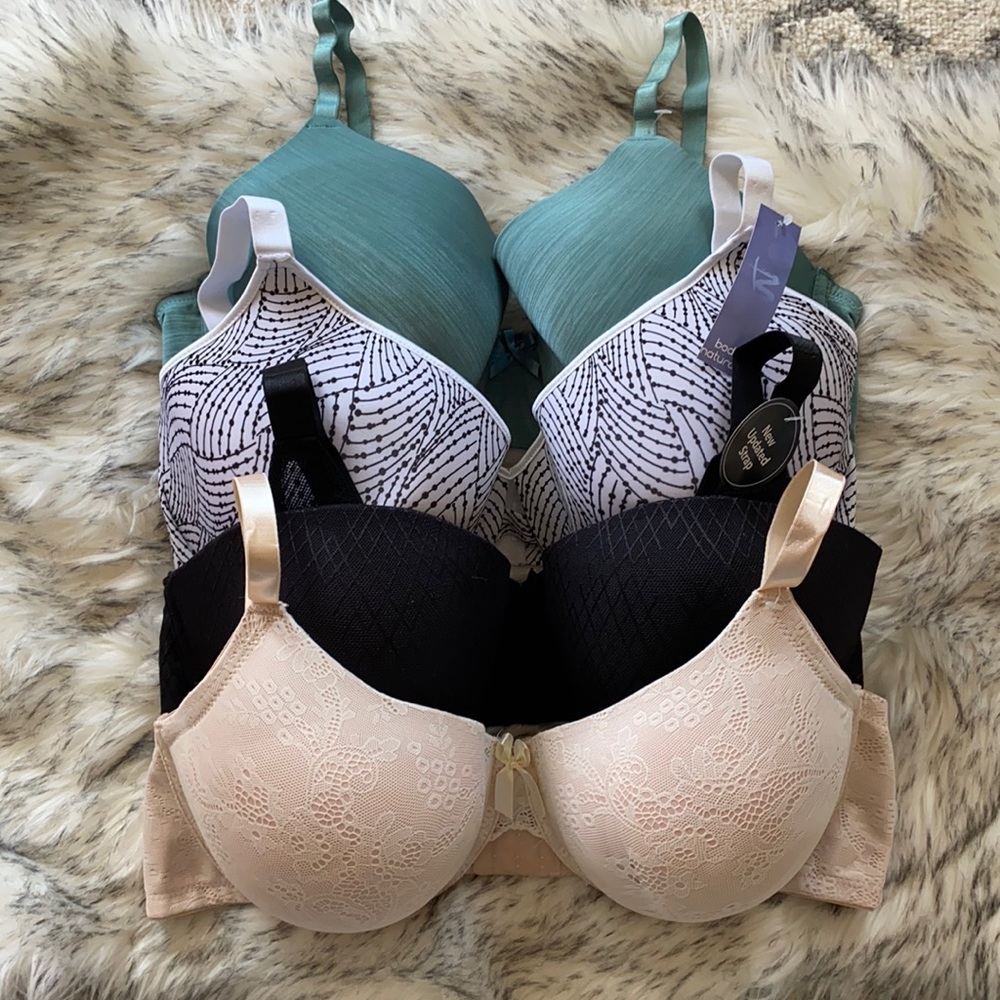 *NWT 4 BODY NATURALS Bra Bundle